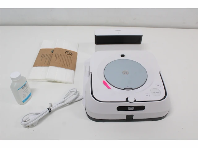 Irobot braava 2 in 1vloerreiniger en dweilrobot voor het hele huis + wifi nica wit - afbeelding 4 van  5