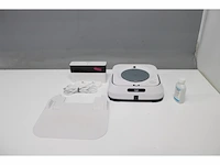 Irobot braava 2 in 1vloerreiniger en dweilrobot voor het hele huis + wifi nica wit - afbeelding 4 van  5