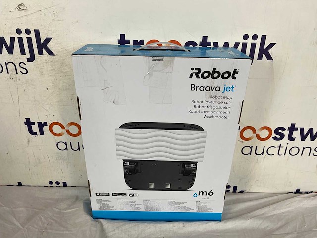 Irobot braava jet m6 - dweil robot - zwart - afbeelding 2 van  2