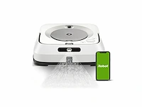 Irobot braava jet m6 6110 ultieme robotzwabber wifi verbonden precisie jet sproeier smart mapping werkt met alexa wit - afbeelding 1 van  5