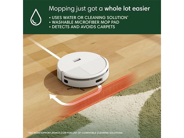 Irobot roomba® 205 dustcompactor combo robotstofzuiger met dweilfunctie wit - afbeelding 3 van  5