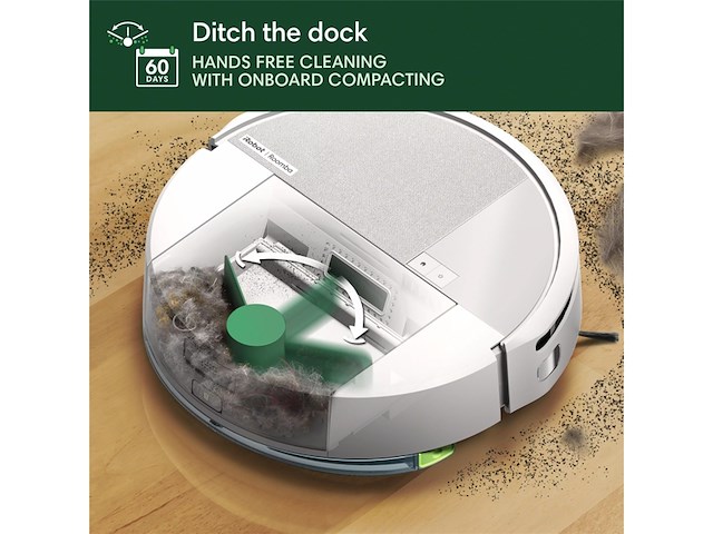 Irobot roomba® 205 dustcompactor combo robotstofzuiger met dweilfunctie wit - afbeelding 4 van  5