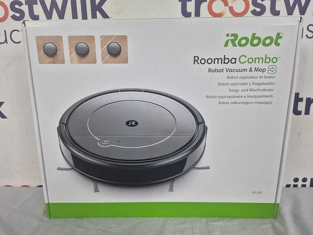 Irobot® roomba® combo 1138 robotstofzuiger met dweilfunctie - afbeelding 2 van  2