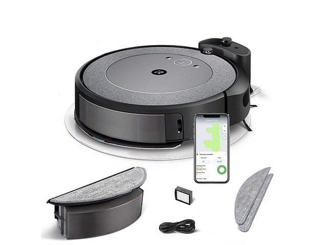 Irobot roomba combo i5 (i5172) robotstofzuiger en dweilrobot alexa ideaal voor dierenharen en harde vloeren - afbeelding 1 van  6