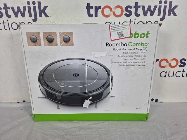Irobot roomba combo r1138 - robotstofzuiger - wifi - zuigt & dweilt - afbeelding 2 van  3