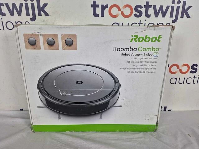 Irobot roomba combo r1138 - robotstofzuiger - wifi - zuigt & dweilt - afbeelding 2 van  3