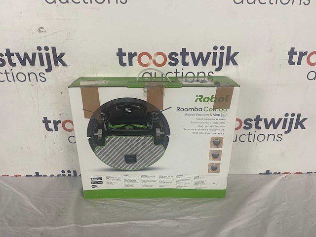 Irobot roomba combo r1138 - robotstofzuiger - wifi - zuigt & dweilt - afbeelding 2 van  2