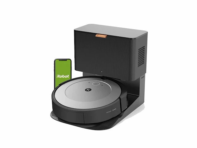 Irobot roomba i1+ robotstofzuiger leegstation bediening via app en stem geschikt voor huisdieren grijs - afbeelding 1 van  5