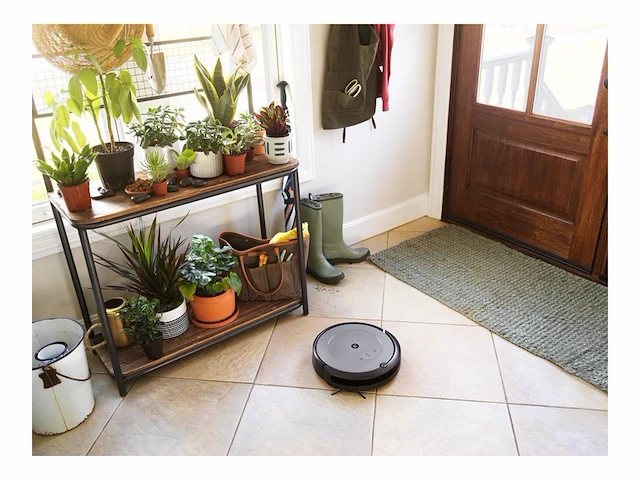 Irobot roomba i1+ robotstofzuiger leegstation bediening via app en stem geschikt voor huisdieren grijs - afbeelding 2 van  5