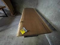 Iroko tafel 2000x800x70mm - afbeelding 2 van  3