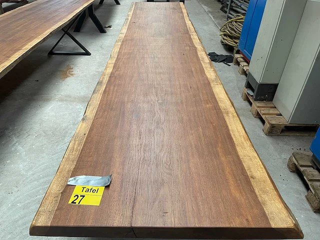 Iroko tafel 4000x850x65mm - afbeelding 2 van  3