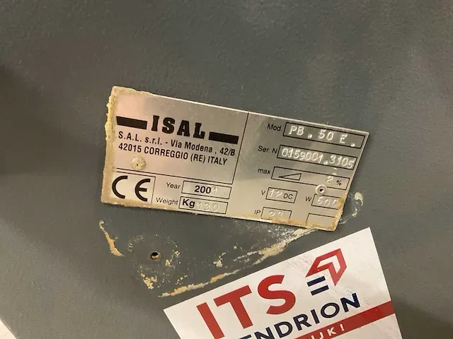 Isal pb.50e veegmachine - afbeelding 3 van  5