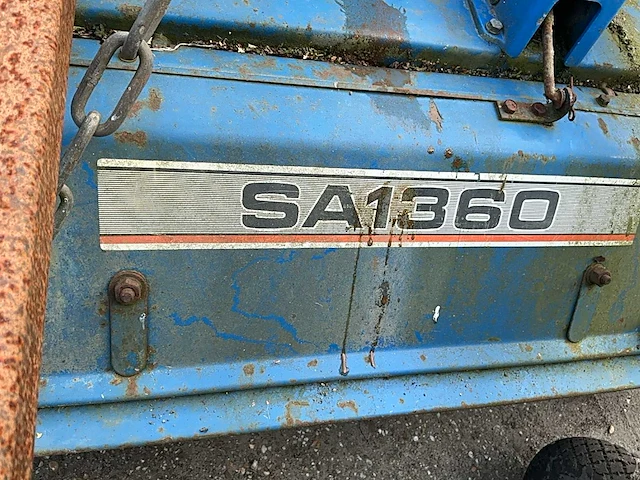 Iseki sa1360 grondfrees minitractor - afbeelding 3 van  24