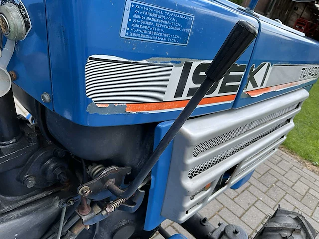 Iseki tu1400 minitractor - afbeelding 9 van  34