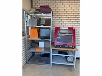 Isel icp 4030 cnc freesmachine + voorraad steunzool halffabrikaat v.v. pneumatische luchtafzuigingsklep, machinetafel en stelling - afbeelding 5 van  25