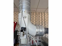 Isel icp 4030 cnc freesmachine + voorraad steunzool halffabrikaat v.v. pneumatische luchtafzuigingsklep, machinetafel en stelling - afbeelding 9 van  25