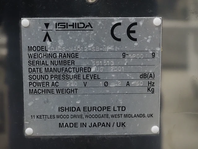 Ishida - afbeelding 7 van  15