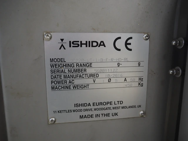 Ishida - afbeelding 9 van  17