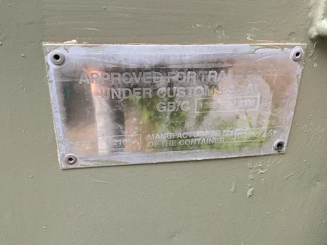 Iso container 20 ft - afbeelding 10 van  14