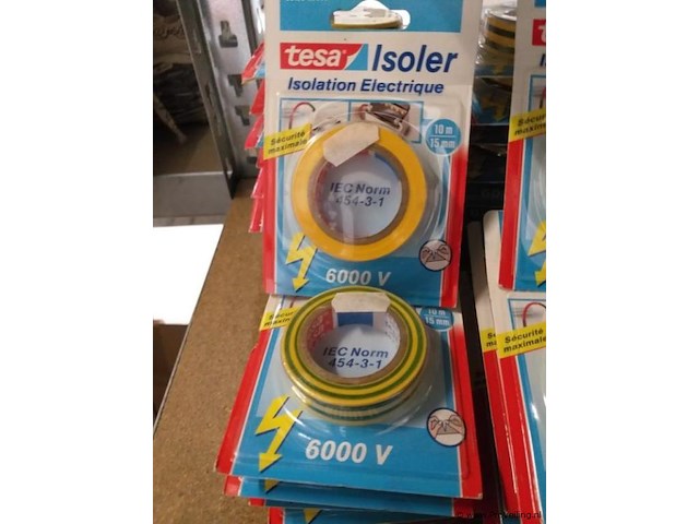 Isolatie tape - ca. 60 rolletjes - afbeelding 3 van  4