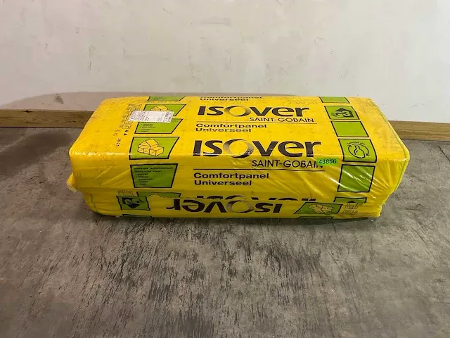 Isover - comfortpanel - glaswolplaat rd=2,00 - isolatie per pak à 7 platen (6x) - afbeelding 1 van  7