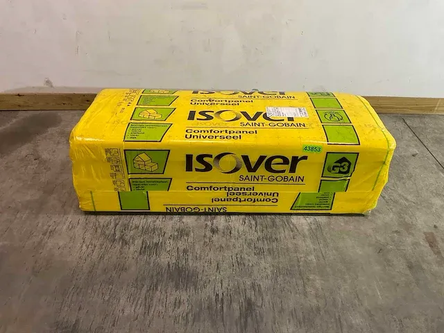 Isover - comfortpanel - glaswolplaat rd=3,50 - isolatie per pak à 4 platen (3x) - afbeelding 1 van  7
