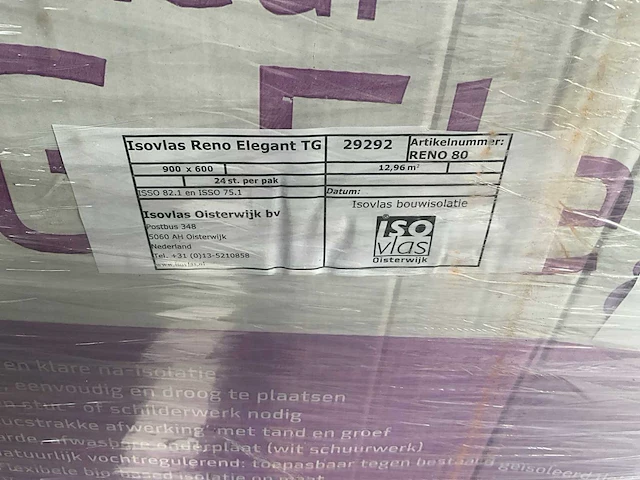 Isover - reno - 80 elegant tg 900x600 mm - isolatie (24x) - afbeelding 4 van  7