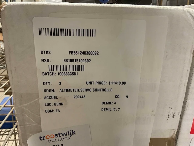 Iss 9d-80310-2 altimeter - afbeelding 6 van  6