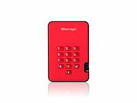 Istorage diskashur 2 tb ssd extern (draagbaar) - afbeelding 1 van  4