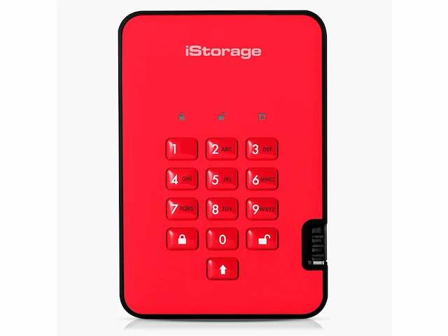 Istorage diskashur 2 tb ssd extern (draagbaar) - afbeelding 2 van  4