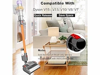 Italdos wet & dry veegborstel voor dyson v15 v11 v10 v8 v7 - afbeelding 2 van  4