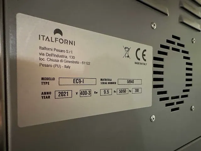 Italforni ec9-i - pizza-oven - afbeelding 7 van  7