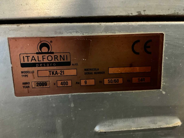 Italforni tka-21 pizzaoven - afbeelding 8 van  8