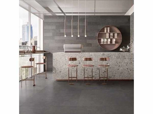 Italgraniti silver grain dark vloertegel 80x80 cm 51,2 m² - afbeelding 3 van  6