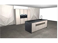 Italiaans design keuken - dea22 argilla beton look zandkleur - afbeelding 1 van  24