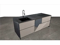 Italiaans design keuken - dea22 argilla beton look zandkleur - afbeelding 20 van  24