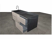 Italiaans design keuken - dea22 argilla beton look zandkleur - afbeelding 21 van  24