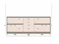 Italiaans design keuken - dea22 argilla beton look zandkleur - afbeelding 10 van  24