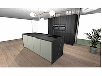 Italiaans design keuken - evolve sahara soft mat / legno zwart hout structuur - afbeelding 21 van  23