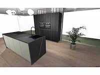 Italiaans design keuken - evolve sahara soft mat / legno zwart hout structuur - afbeelding 19 van  23