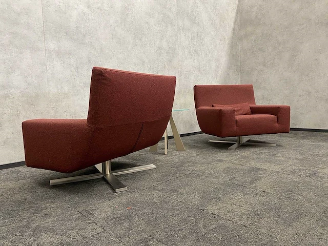 Italiaanse design lounge set - mauve - afbeelding 4 van  18
