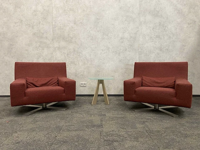 Italiaanse design lounge set - mauve - afbeelding 1 van  18