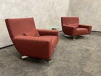 Italiaanse design lounge set - mauve - afbeelding 12 van  18