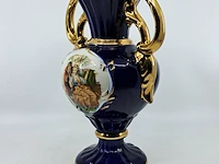 Italiaanse vaas (schatting midden 20e eeuw) - capodimonte stijl - afbeelding 3 van  10
