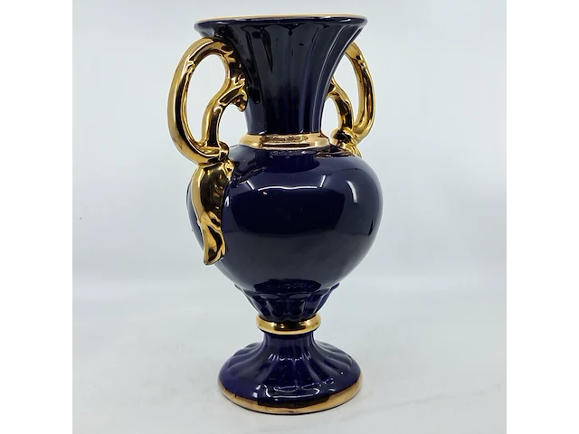 Italiaanse vaas (schatting midden 20e eeuw) - capodimonte stijl - afbeelding 4 van  10