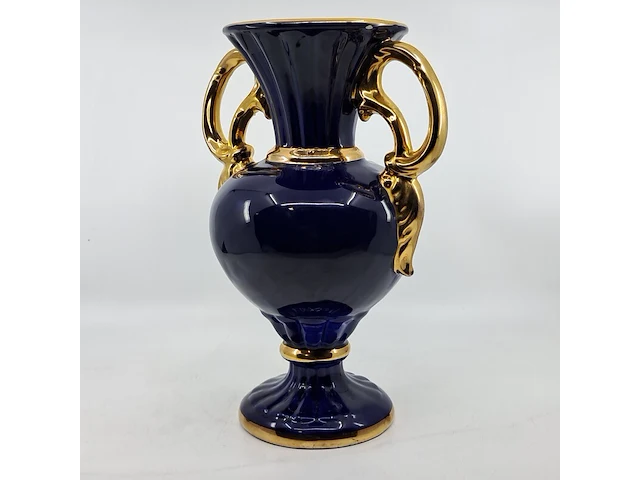 Italiaanse vaas (schatting midden 20e eeuw) - capodimonte stijl - afbeelding 5 van  10