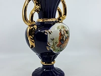 Italiaanse vaas (schatting midden 20e eeuw) - capodimonte stijl - afbeelding 6 van  10