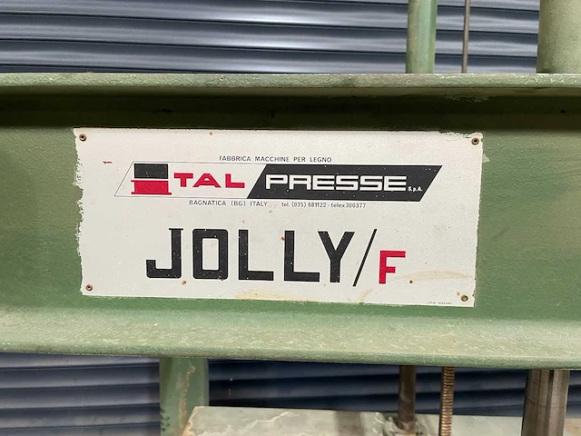 Italpresse - jolly/f - fineerpers - afbeelding 5 van  8