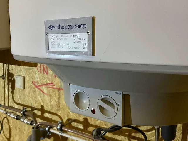 Itho daalderop 150 mono plus elektrische boiler (2x) - afbeelding 7 van  8