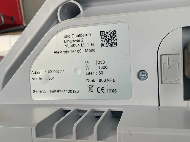 Itho daalderop 80l mono boiler - afbeelding 7 van  8
